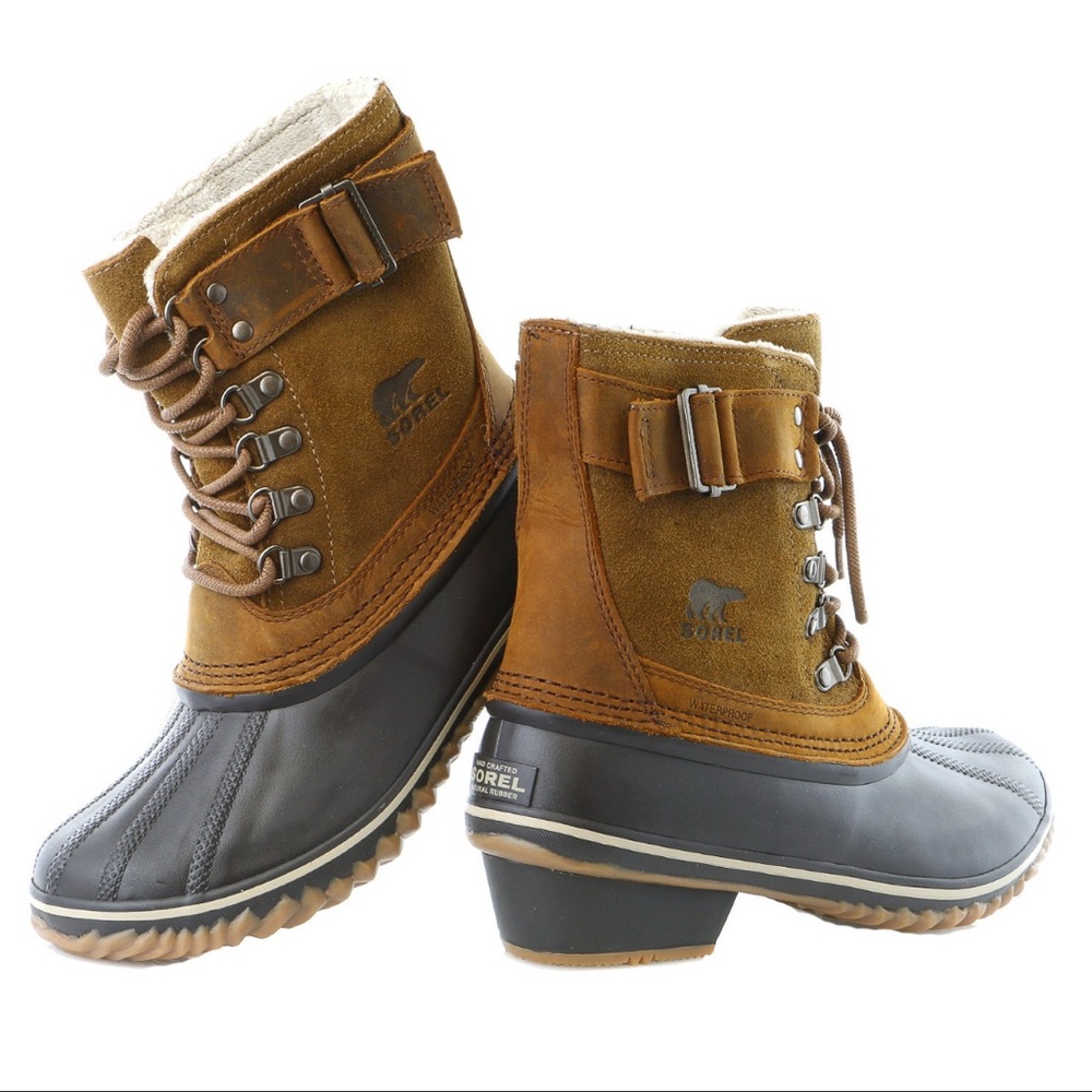 SOREL WOMEN'S WINTER FANCY LACE II LEATHER BOOTS